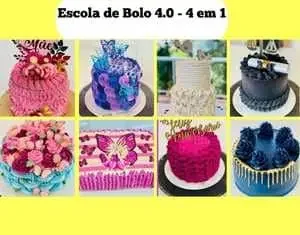 Escola de Bolo 4.0 – 4 em 1
